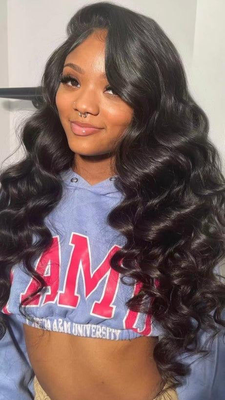 Loose Wave Lace Front Wig, Loose Wave Wig, Lace Front Wig, 13x4 Lace Front Wig, 13x6 Lace Front Wig, Transparent Lace Front, HD Lace Front, Tangle-Free Hair Extensions, virgin human hair wigs