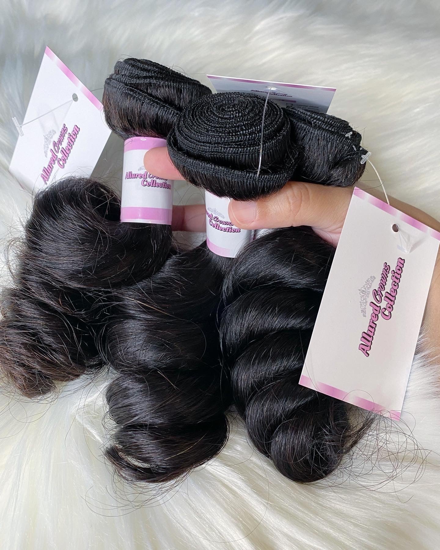 Loose Wave Hair Bundles, Loose Wave Bundles, Loose Wave Hair Extensions, Tangle-Free Hair Extensions, Premium Loose Wave Hair, Allured Crowns Collection, human virgin hair, loose wave virgin hair, unprocessed virgin human hair